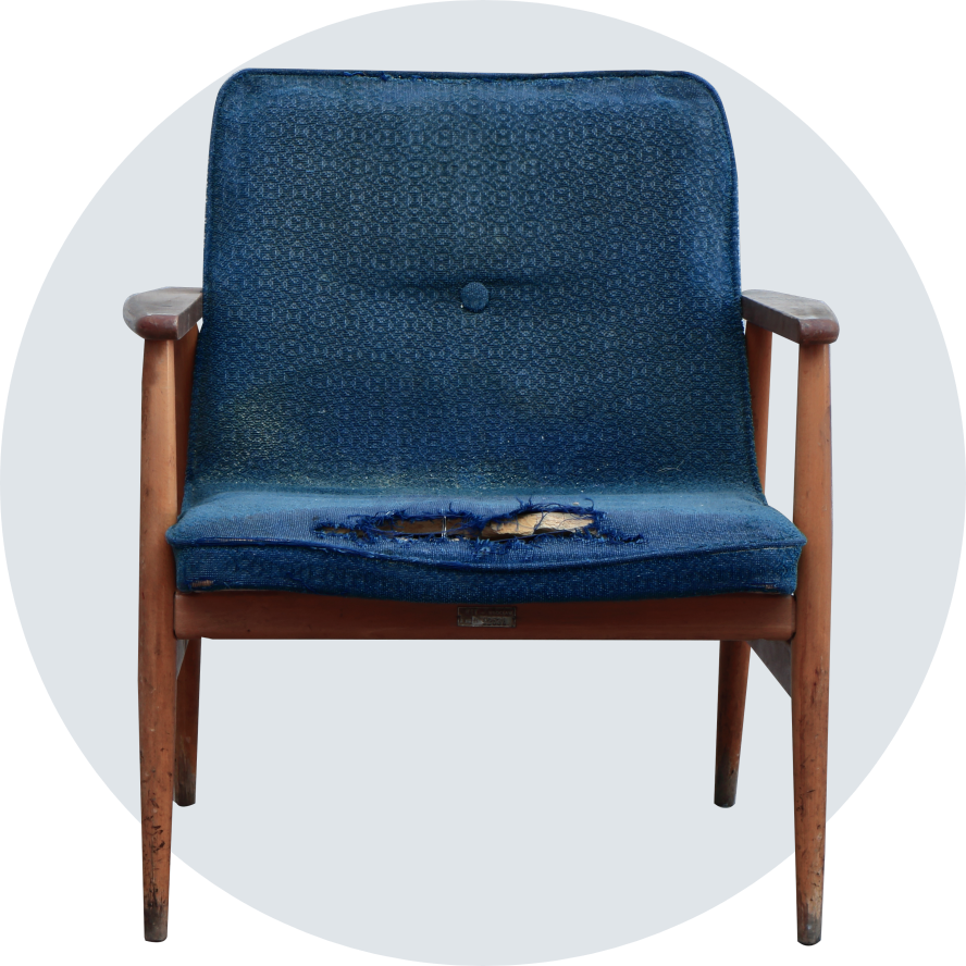 chair on circle